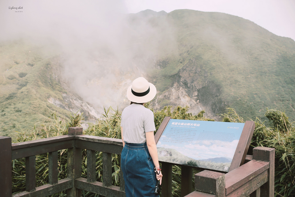 那雲霧裊繞的陽明山小油坑
