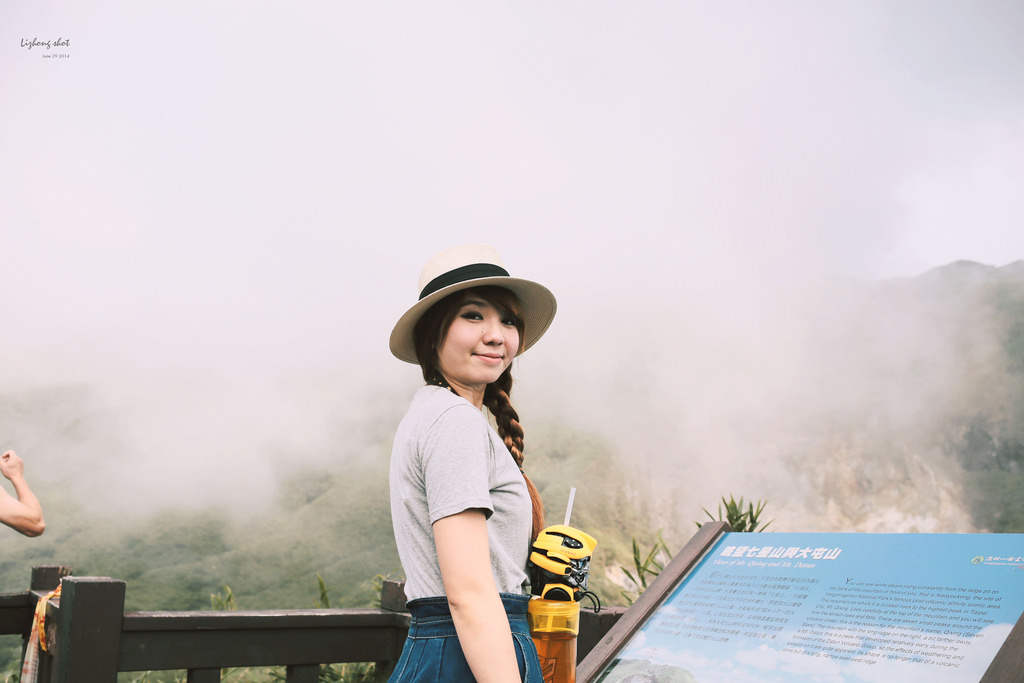 那雲霧裊繞的陽明山小油坑