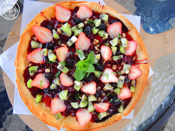 莓圃觀光休閒農園：作伙來企投【台北內湖･莓圃休閒觀光農園】庭園咖啡吃草莓料理