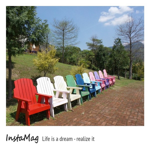 綠光森林：鵝黃色的歐式建築~綠光森林