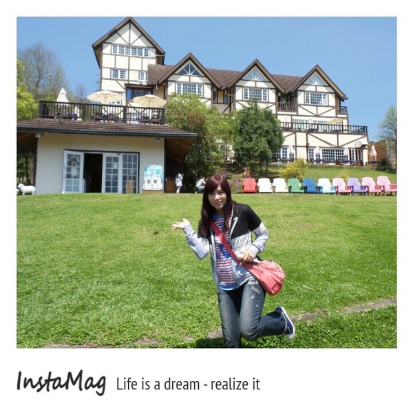 綠光森林：鵝黃色的歐式建築~綠光森林