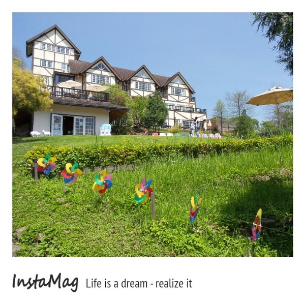 綠光森林：鵝黃色的歐式建築~綠光森林