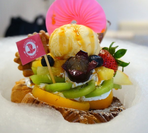 諾丁漢NOTTINGHAM Tea&Café:【高雄】諾丁漢tea & cafe'-『超浪漫棉花糖蜜糖吐司!』