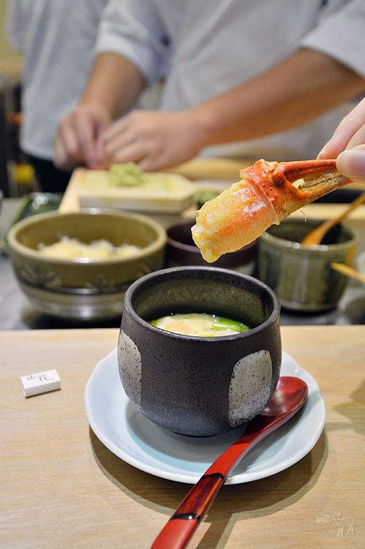 山花日本料理午餐:(有WIFI)好吃的鮪魚腹肉.北海道海膽干貝.松葉蟹腳,台北捷運科技大樓,遠企附近餐廳
