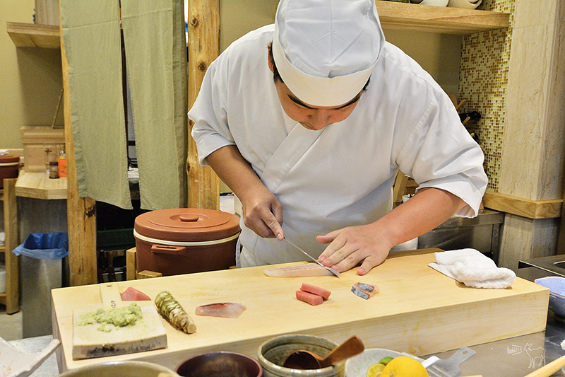 山花日本料理午餐:(有WIFI)好吃的鮪魚腹肉.北海道海膽干貝.松葉蟹腳,台北捷運科技大樓,遠企附近餐廳