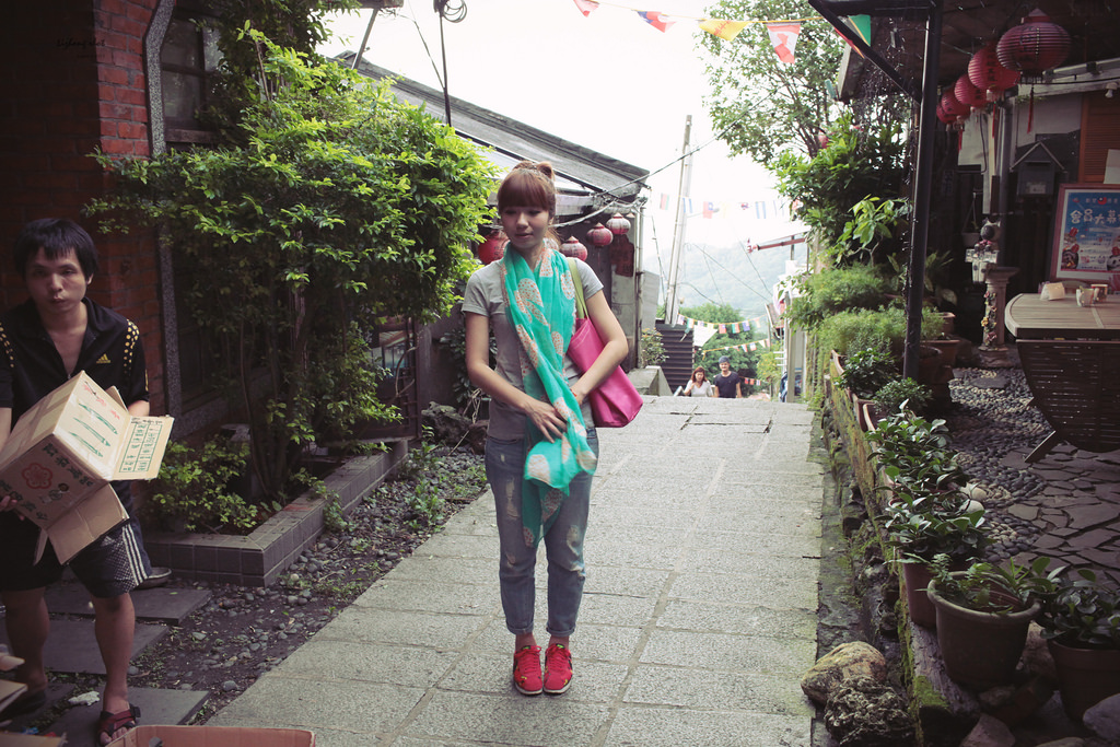 秋意濃的九份漫步