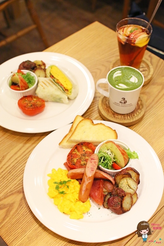 Aunt Stella's 詩特莉餅乾咖啡(SOGO復興店):【食記】台北東區 詩特莉 AUNT STELLA 早午餐新菜色 美式鄉村 熱烤培根菠菜捲 起司鹹派大推