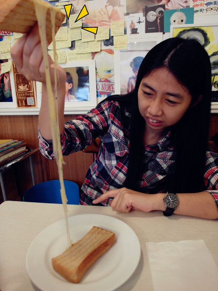 小確幸caf'e：近天母圓環－超牽絲義式熱烤三明治「小確幸cafe」