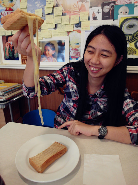 小確幸caf'e：近天母圓環－超牽絲義式熱烤三明治「小確幸cafe」