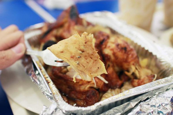 【21世紀烤雞風味館】好梅烤雞-十年汁味,感動好梅-1撕2沾3伴飯新式烤雞吃法