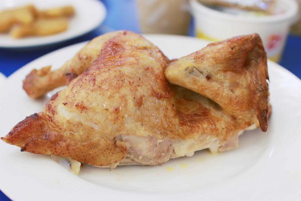 【21世紀烤雞風味館】好梅烤半雞-十年汁味,感動好梅-1撕2沾3伴飯新式烤雞吃法