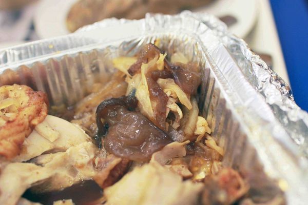 【21世紀烤雞風味館】好梅烤雞-十年汁味,感動好梅-1撕2沾3伴飯新式烤雞吃法