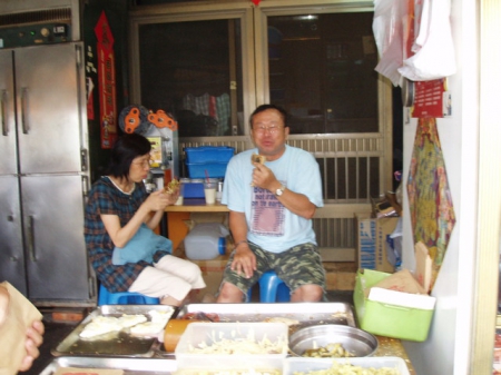 海青王家燒餅：海清王家燒餅[燒餅夾蛋菜]