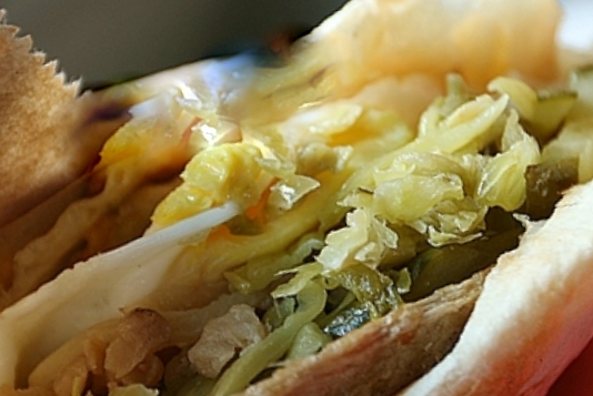 海青王家燒餅：海清王家燒餅[燒餅夾蛋菜]