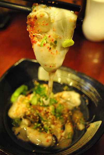 八丼餚：【汐止】八丼餚。讓人允指回味的醋生蚵