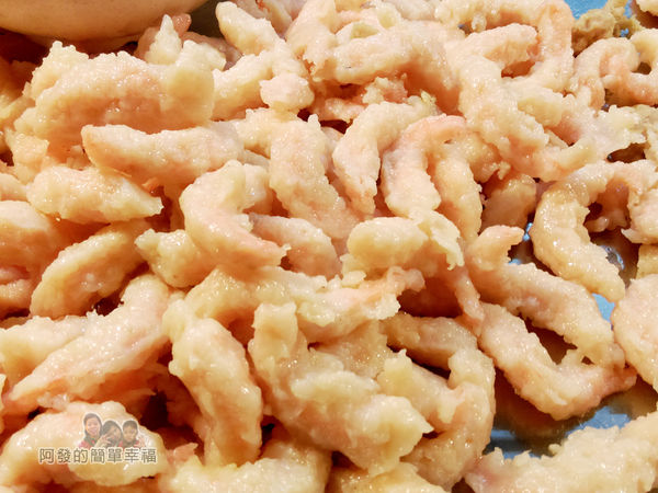 阿國蝦仁羹02-攤上的蝦仁羹肉