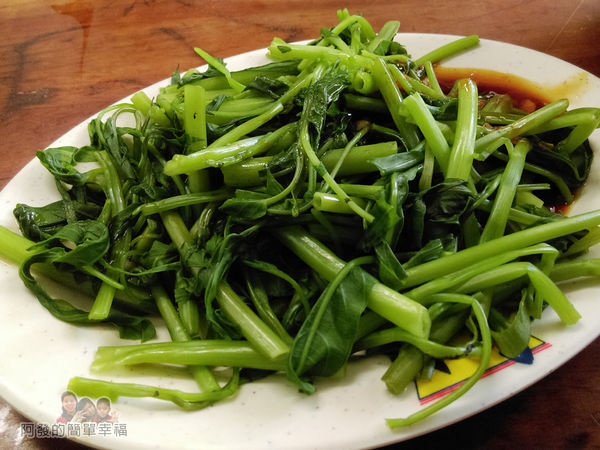 魯肉發無刺虱目魚粥07-燙青菜