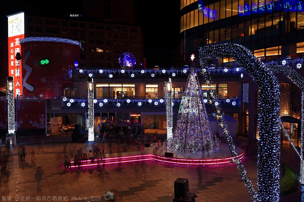 2015.11.28~聖誕~台北統一阪急百貨夜拍