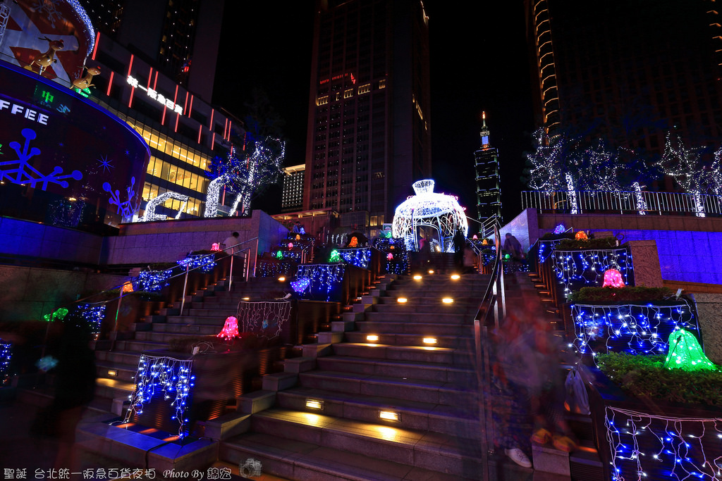 2015.11.28~聖誕~台北統一阪急百貨夜拍