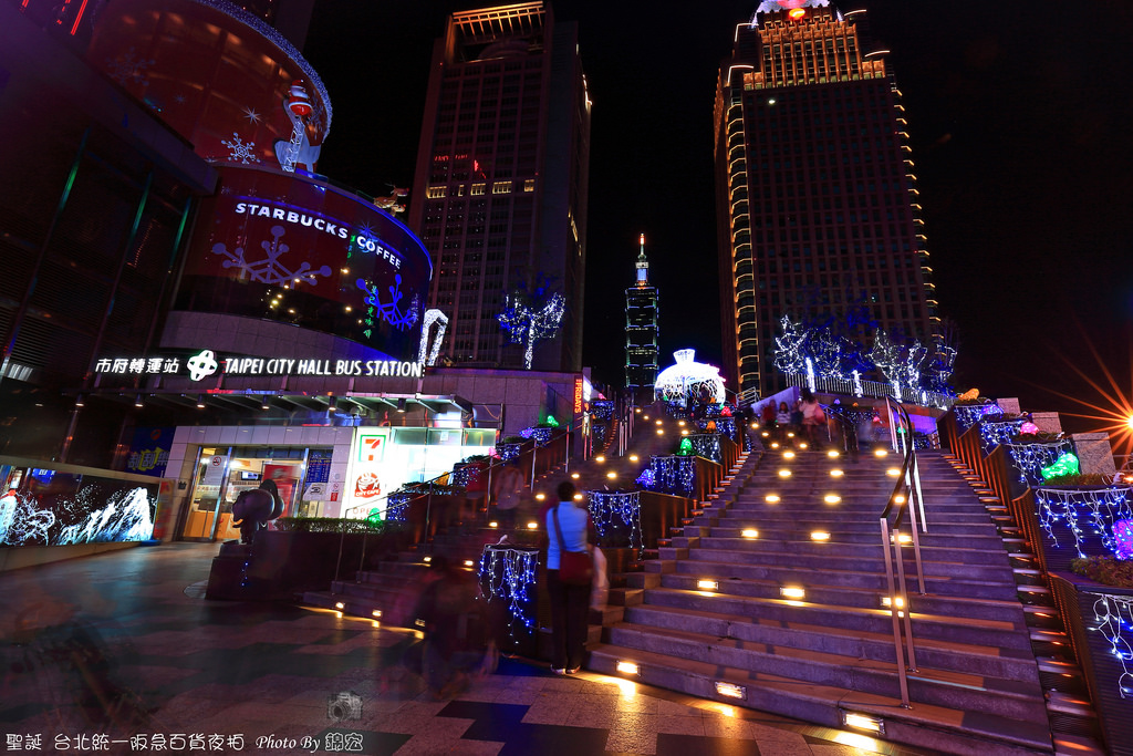 2015.11.28~聖誕~台北統一阪急百貨夜拍