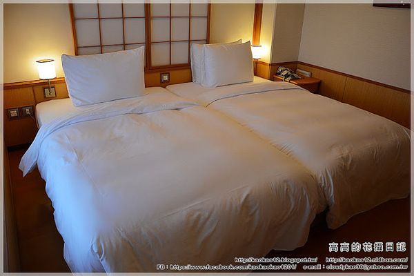 日勝生加賀屋國際溫泉飯店: 【臺北】北投區。日勝生加賀屋國際溫泉飯店 園景和洋標準套房