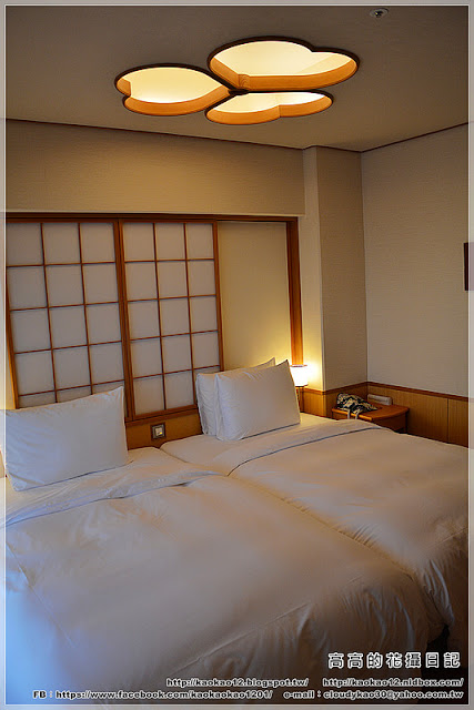 日勝生加賀屋國際溫泉飯店: 【臺北】北投區。日勝生加賀屋國際溫泉飯店 園景和洋標準套房