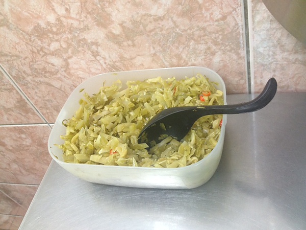 粟家牛肉麵 酸菜