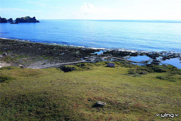 綠島朝日溫泉：［台東綠島］海天一色。蔚藍美景【朝日溫泉】露天海水溫泉泡湯趣
