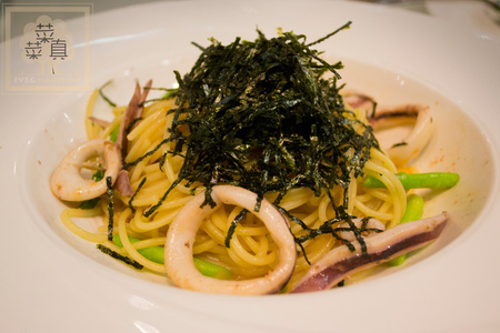 柚香明太子烏賊義大利麵
