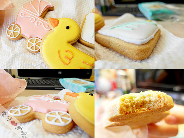 金格寵愛寶貝彌月禮盒：[試吃]2013金格-美式糖霜造型餅乾彌月禮盒之玩具竟然是超可愛餅乾!