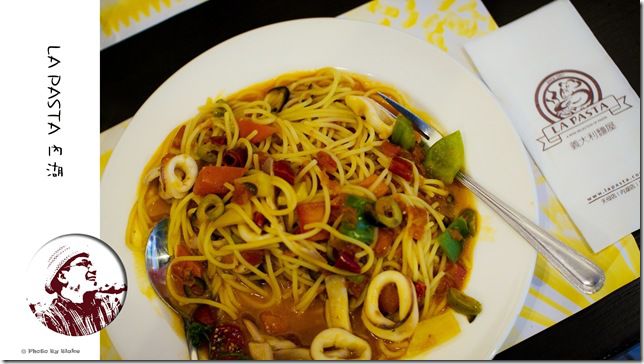 茄汁墨魚橄欖義大利麵-LAPASTA義大利麵屋