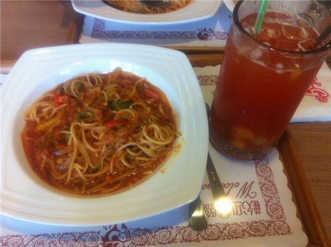 蕃茄紅蛤義大利麵 - 內湖區的義式屋古拉爵)