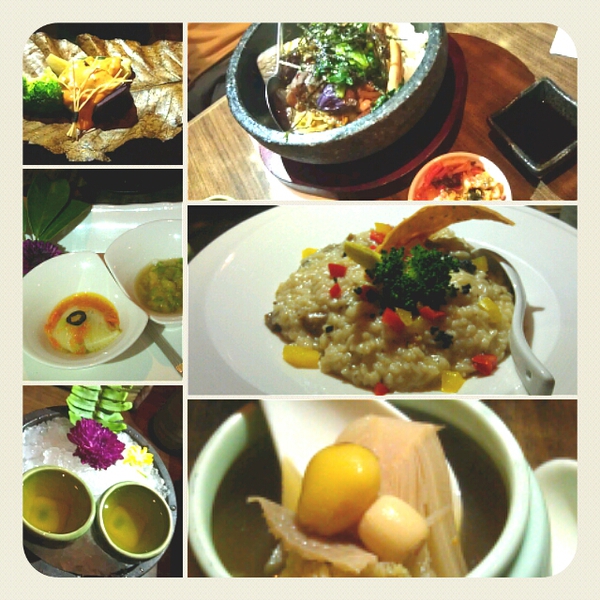 陽明春天素食創作料理(忠孝店)：<蔬食> 陽明春天忠孝店   氣氛取勝外場新手加油