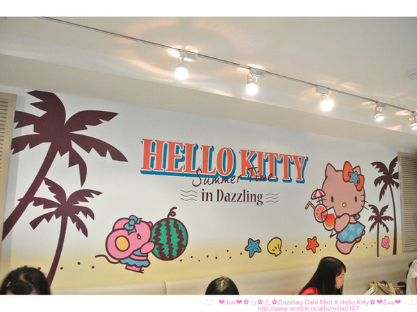 Dazzling Cafe(Mint)(Mint二店):【食記】oO。。台北 Dazzling Cafe Mint X Hello Kitty 穿著可愛又性感的kitty又來啦!還不趕快去吃!。o○。