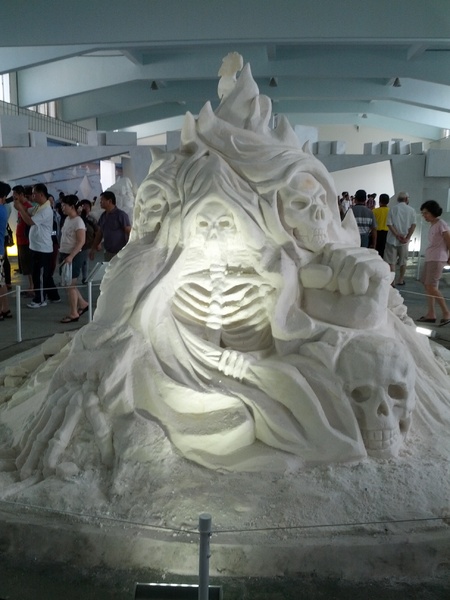 七股鹽山：[台南][景點]2013一見雙雕藝術季~七股鹽山【鹽雕篇】