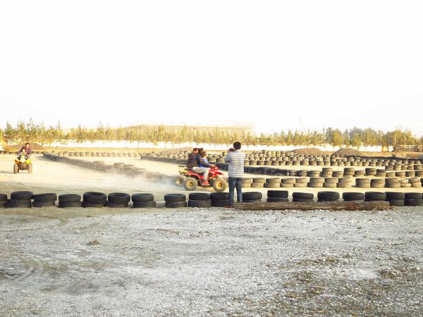 【台南旅遊】七股鹽山-有如雪一般的鹽山