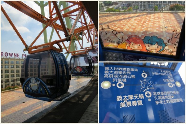 義大世界摩天輪：童話世界般的【義大世界/室內篇&摩天輪】
