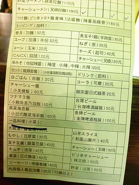 大海拉麵:【台中食記】推!超霸氣叉燒肉及蔥花不怕你吃~客製化叉燒拉麵/蔥花拉麵~cp值爆表@大海拉麵