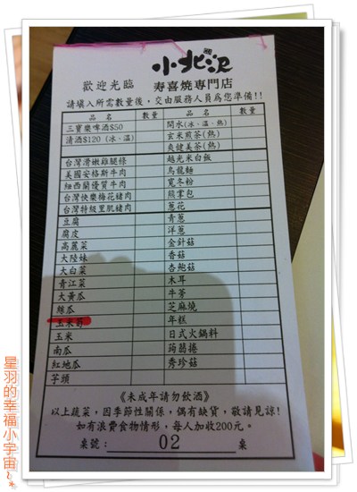 小北澤壽喜燒：【星羽愛美食-台中】湯頭改版依然好吃~小北澤壽喜燒。