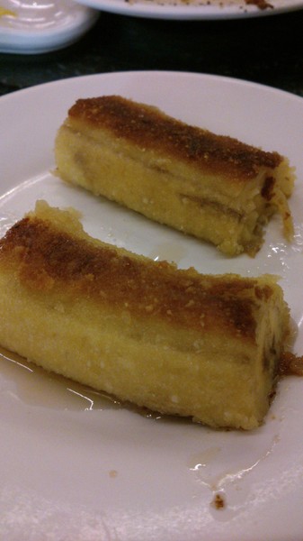 高林鐵板燒:高林鐵板燒…酥香的蒜片、香辣魚醬…好吃