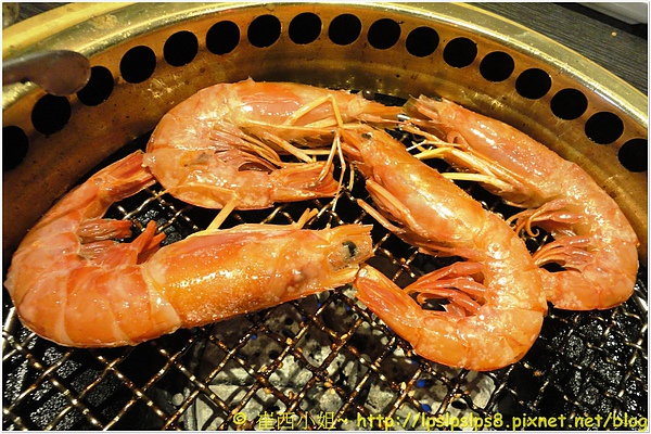 屋馬燒肉 蝦.JPG