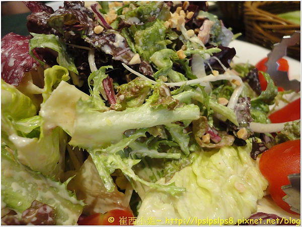 屋馬燒肉 沙拉(胡麻醬) 2.JPG