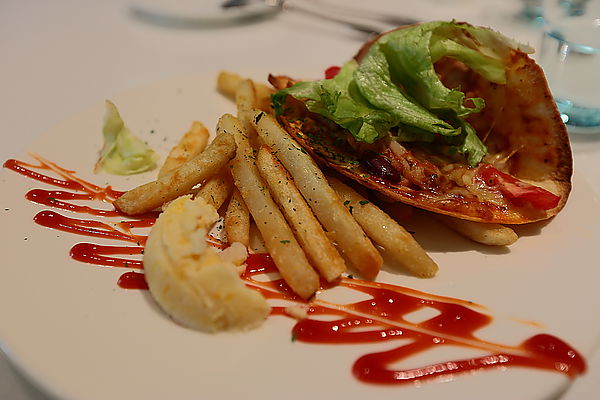 B.B.Q.雞肉墨西哥烤餅