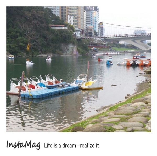 碧潭:充滿異國情調歐式公仔與3D立體彩繪❤讓碧潭變得浪漫了起來❤