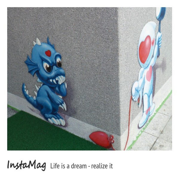 碧潭:充滿異國情調歐式公仔與3D立體彩繪❤讓碧潭變得浪漫了起來❤