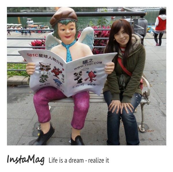 碧潭:充滿異國情調歐式公仔與3D立體彩繪❤讓碧潭變得浪漫了起來❤