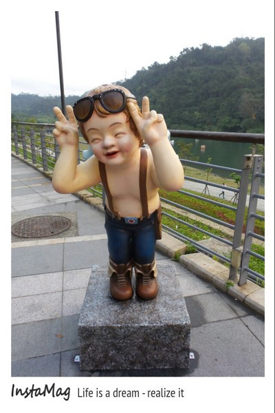 碧潭:充滿異國情調歐式公仔與3D立體彩繪❤讓碧潭變得浪漫了起來❤