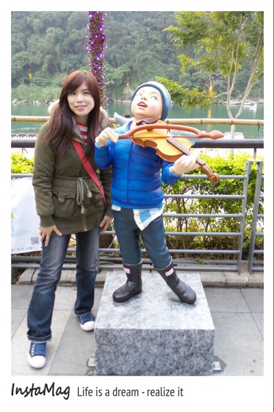 碧潭:充滿異國情調歐式公仔與3D立體彩繪❤讓碧潭變得浪漫了起來❤