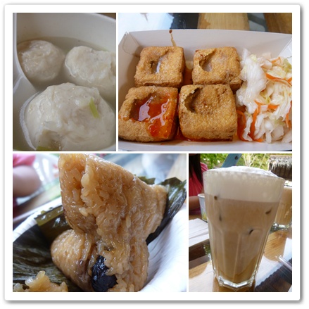 竹南懷舊肉粽:【苗栗竹南】十二寮風景區,在湖畔吃肉粽配咖啡-懷舊湖畔