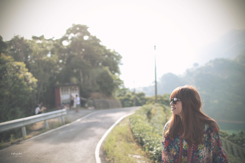 石碇潭腰的八卦茶園